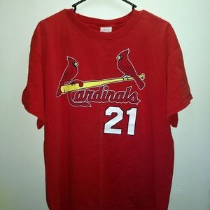 Majestic Shirts - ST LOUIS CARDINALS JERSEY TEE - TINO MARTINEZ #21 Majestic Shirts - ST LOUIS CARDINALS JERSEY TEE - TINO MARTINEZ #21